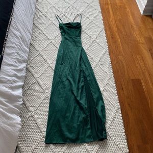 David’s bridal cowl neck dress